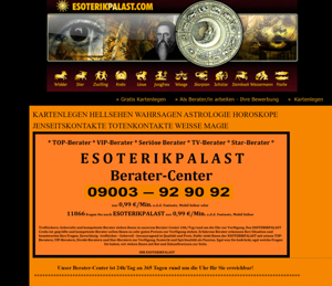 Astroline * Esoterikline * Berater werden * Job * Kartenlegen * Jobangebot * Astrologie * Hellsehen