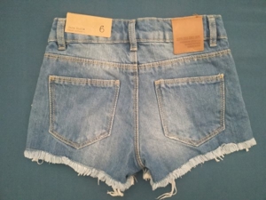 NEU mit Etikett - ZARA Jeans Hose kurz / Pants - Größe: 116 Bild 2