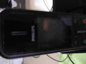 Ein gebrauchtes Philips schnurloses Telefon Bild 1