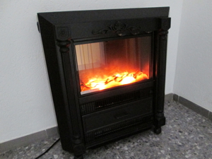 Ofen mit Heizspirale, Feuersimulationssystem, Effekt eines echten Kohlefeuers Bild 3