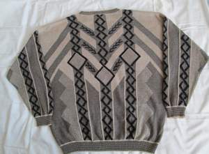 Pullover, Unikat, Muster, Stickerei, Größe 52-54 Bild 4