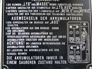 Tornisterfunkgerät R-108 (P-108) NVA UDSSR Rarität Funkgerät beschriftung deutsch Bild 2