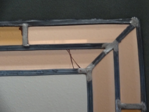 Wand Spiegel Bleiverglasung Bild 3