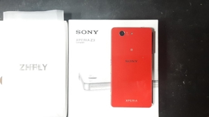 Sony handy telefon experia z3 compact rot Bild 3