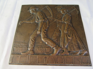 Bild aus Bronze v. Arnold Hartig Wien