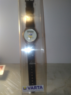 Millennium Armbanduhr "Countdown Jahr 2000 Varta Bild 1