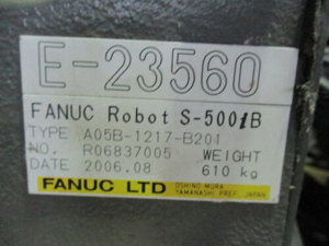 Roboter Fanuc S-500iB , R-J3iB mit 7.Achse/Motor Bild 4