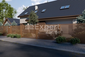 Lamellenzaun, Sichtschutzzaun, Moderne Zäune, Aluminium Bild 4