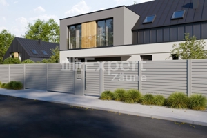 Lamellenzaun, Sichtschutzzaun, Moderne Zäune, Aluminium Bild 2