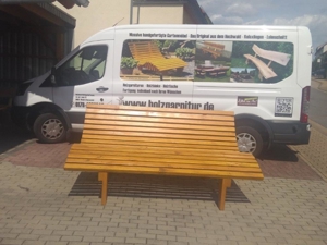 Sinnesbank Relaxliege Lärche / Douglasie Waldsofa Bild 4