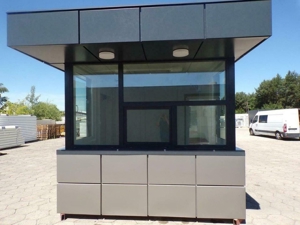 Pförtnercontainer, Kassenhaus, Empfangshütte 10,5 (12,9)m2 Bild 2