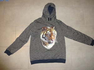 Jungen-Kapuzenpullover zu verkaufen *Größe 182* (Tigerkopf)