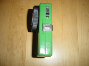 Flach Taschenlampe Retro Vintage Metall Grün Eckig neu Bild 2