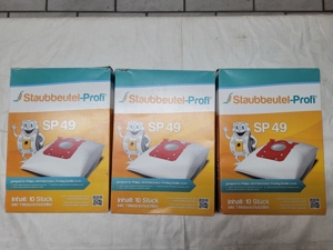 30 Staubsaugerbeutel SP 49 - Neu