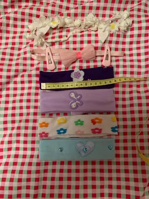 6 süße Baby Haarbänder 