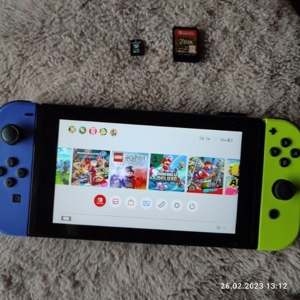 Nintendo Switch Konsole mit 11 Spiele 2019 Bild 1