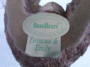 Original - Goebel Beau Bears "Frances & Emily" Für Sammler Bild 5