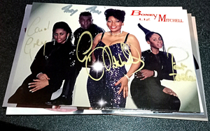 6 Autogrammkarten Boney M.- Liz Mitchell Bild 3