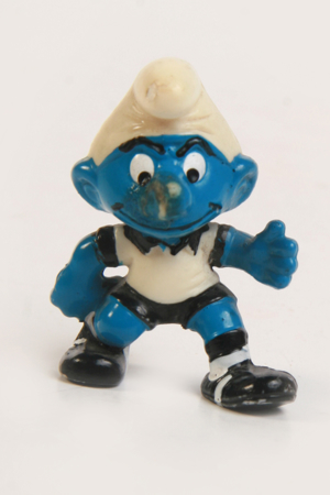 Schlumpf Abwehrschlumpf Nr.2 Die Fußballschlümpfe D1988 orig.Ferrero