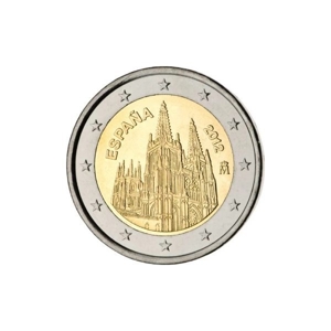 Neu. noch nie im Umlauf = 2 Euro Münze Burgos Spanien 2012 Unesco  Bild 1