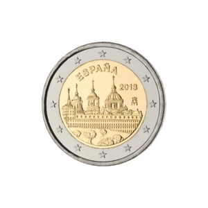 Neu! Noch nie im Umlauf = 2 Euro Münze Schloß und Kloster El Escorial Spanien 2013 Unesco  Bild 1