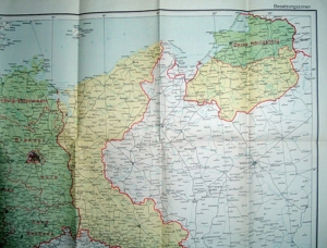Deutschland, Besatzungszonen, Übersichtskarte, Landkarte, no PayPal Bild 5
