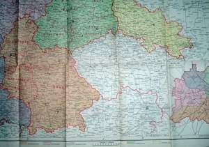 Deutschland, Besatzungszonen, Übersichtskarte, Landkarte, no PayPal Bild 8