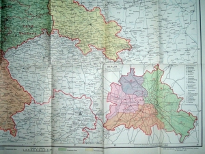 Deutschland, Besatzungszonen, Übersichtskarte, Landkarte, no PayPal Bild 6