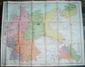Deutschland, Besatzungszonen, Übersichtskarte, Landkarte, no PayPal Bild 2
