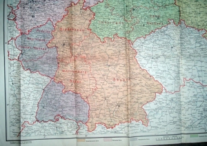 Deutschland, Besatzungszonen, Übersichtskarte, Landkarte, no PayPal Bild 4