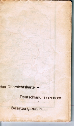 Deutschland, Besatzungszonen, Übersichtskarte, Landkarte, no PayPal Bild 9