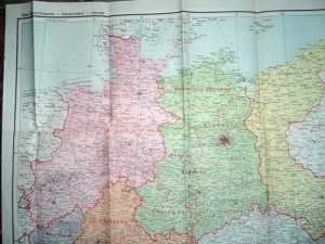 Deutschland, Besatzungszonen, Übersichtskarte, Landkarte, no PayPal Bild 3