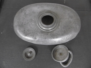 Bettwärmflasche aus Metall