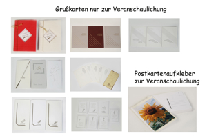 Grußkarten3 Kommunio-1xKonfirmations-Danksagungskarten weißGold FotoKlappkarten 9x13 Fotorahmenkarte Bild 4