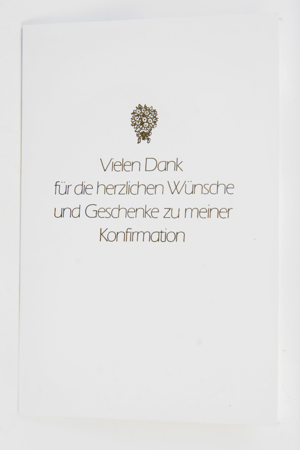 Grußkarten3 Kommunio-1xKonfirmations-Danksagungskarten weißGold FotoKlappkarten 9x13 Fotorahmenkarte Bild 9