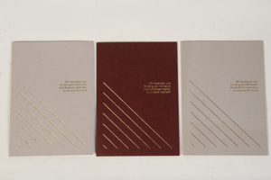 Grußkarten 3x Hochzeits-Danksagungskarten grau rot Foto-Klappkarten 9x13 Fotorahmenkarte