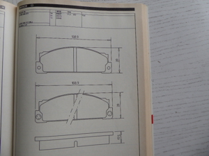 Bosch 0986466470 und 0986466471 Bremsbeläge Fiat 131 L-CL-S