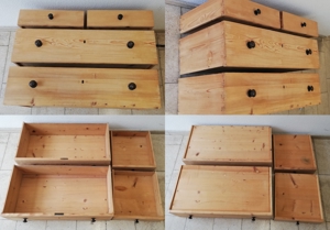 4 Schubladen für Weichholz Kommode Bild 6