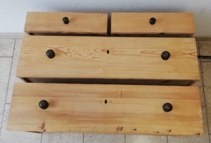 4 Schubladen für Weichholz Kommode Bild 3
