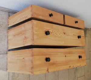 4 Schubladen für Weichholz Kommode Bild 2