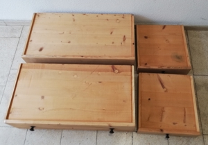 4 Schubladen für Weichholz Kommode Bild 4