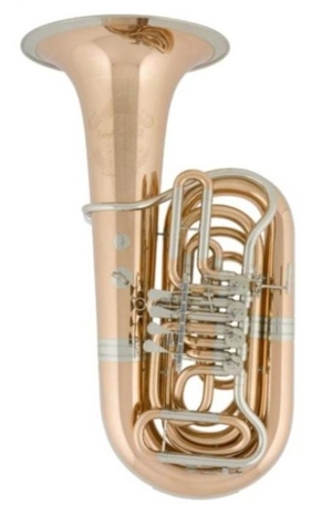 Cerven Symphonia III - Tuba in B, CBB 786 - 4 RB mit Trigger. Neuware mit Koffer