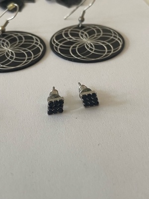 Ohrring Set schwarz, 7 Paar Bild 4