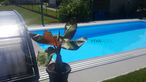 PP Pool 6,5x3,3 Schwimmbecken +Zubehoer Set+LED Einbaubecken VIVAPOOL Bild 11