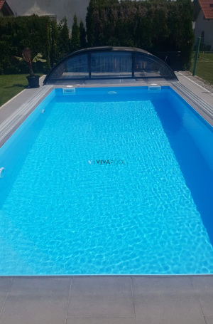 PP Pool 6,5x3,3 Schwimmbecken +Zubehoer Set+LED Einbaubecken VIVAPOOL Bild 2