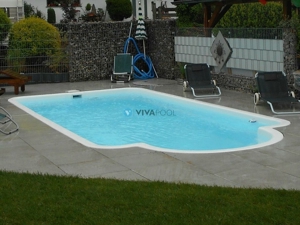 GFK Pool Milano 10x3,2m Schwimmbecken+Filteranlage+Beleuchtung VIVAPOOL Bild 7