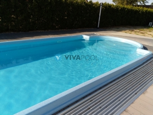 GFK Pool Milano 10x3,2m Schwimmbecken+Filteranlage+Beleuchtung VIVAPOOL Bild 1