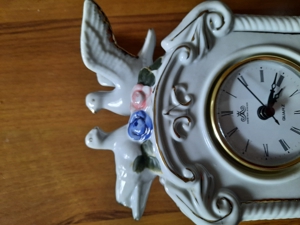 Meister Anker Porzellan Tisch und Kaminuhr Bild 5