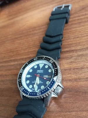 Seiko Diver 6309A Taucheruhr Automatik Armbanduhr Herren Uhr HAU DayDate Bild 9