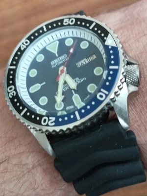 Seiko Diver 6309A Taucheruhr Automatik Armbanduhr Herren Uhr HAU DayDate Bild 2